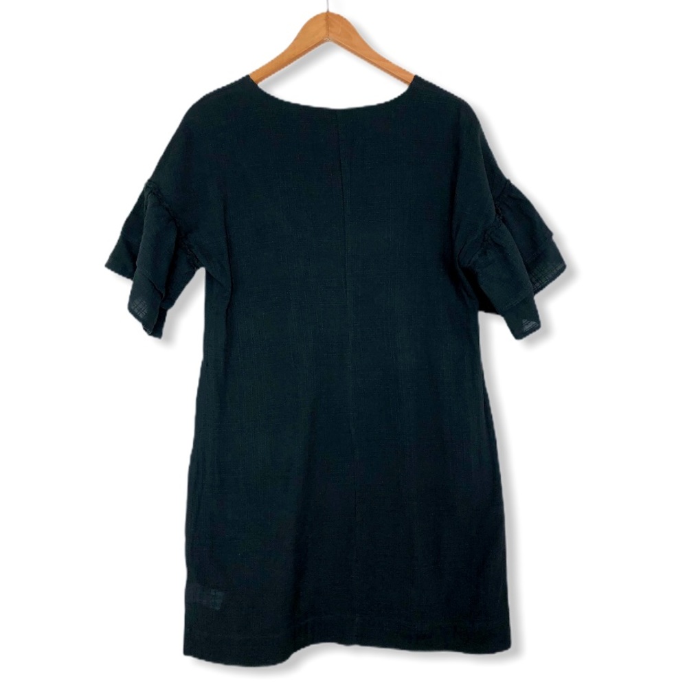 Universal Thread Grey Ruffle Tiered Sleeve Dress - Picture 8 of 10